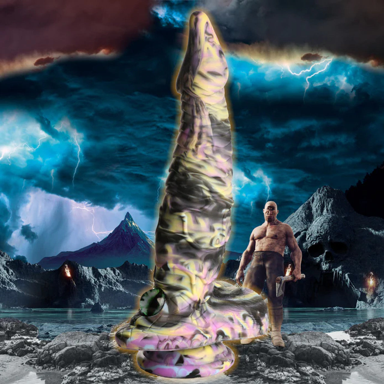 CC CYCLOPS MONSTER SILICONE DILDO