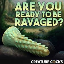 CC STEGOSAURUS SPIKY REPTILE SILICONE DILDO