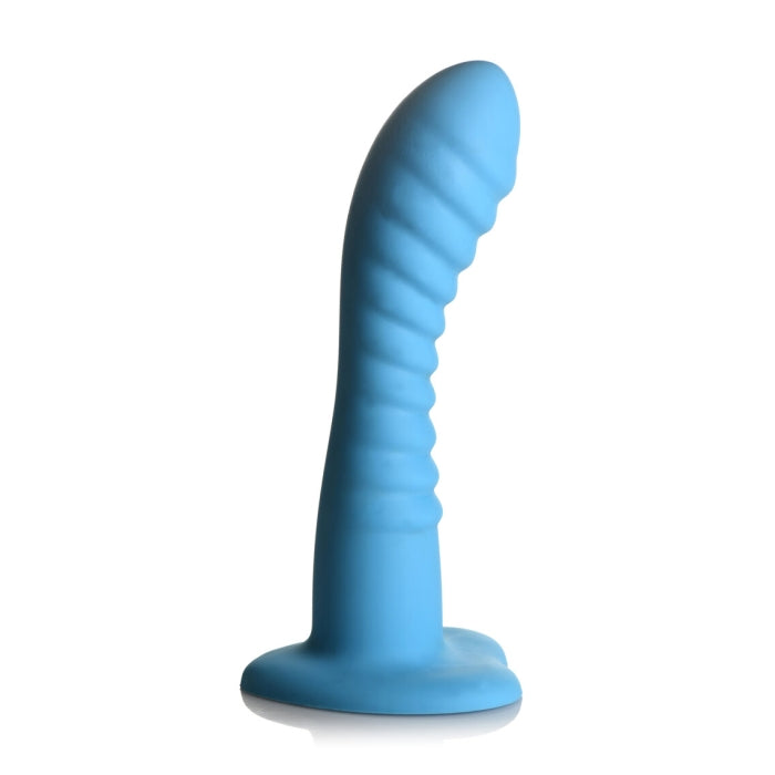 SIMPLY SWEET 7" RIBBED SILICONE DILDO