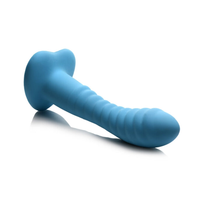 SIMPLY SWEET 7" RIBBED SILICONE DILDO