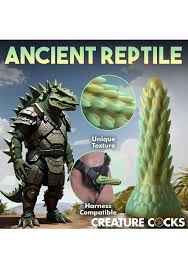 CC STEGOSAURUS SPIKY REPTILE SILICONE DILDO