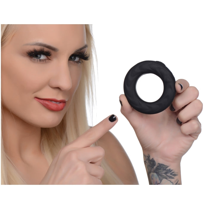 E-Tim Pro Silicone Cock Ring Vive W/ Remote 38MM