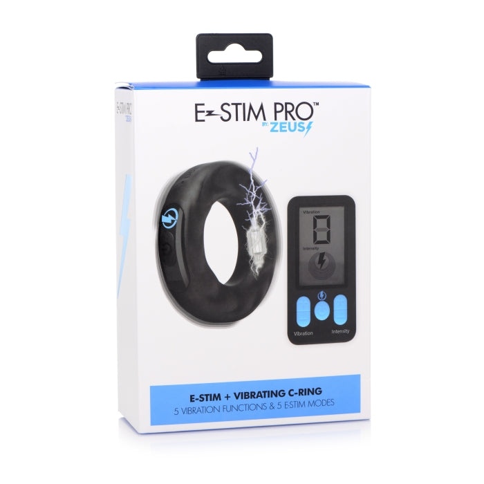 E-Tim Pro Silicone Cock Ring Vive W/ Remote 38MM