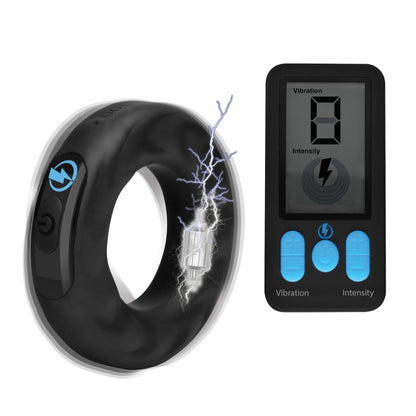 E-Tim Pro Silicone Cock Ring Vive W/ Remote 38MM