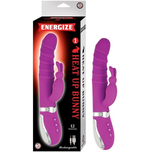 Energize Heat Up Bunny Purple 12 Functions