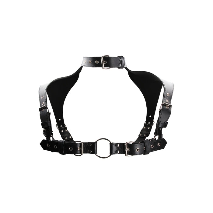 Men harness with Neck Collar