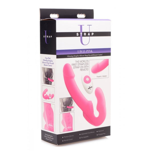 Urge Silicone Strapless Strap on with Remote