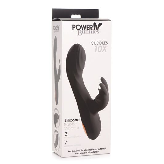 Power Bunnies Cuddles 10X Rechargeable Silicone Rabbit