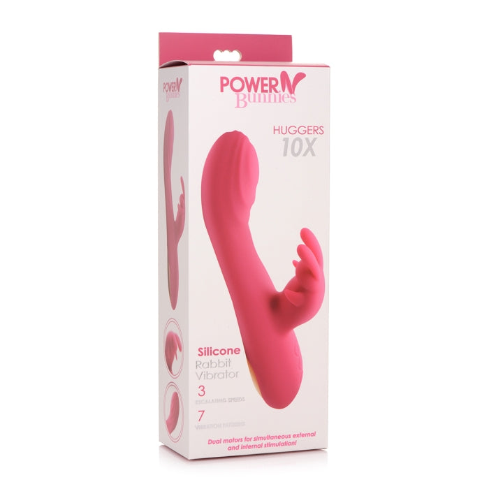 Power Bunnies Cuddles 10X Rechargeable Silicone Rabbit