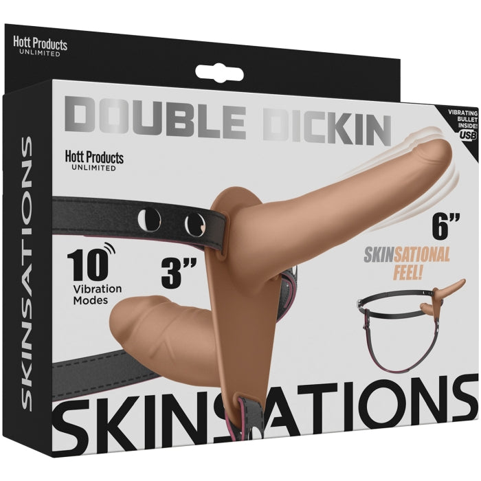 Skinsations- Double Dickin Strap Harness