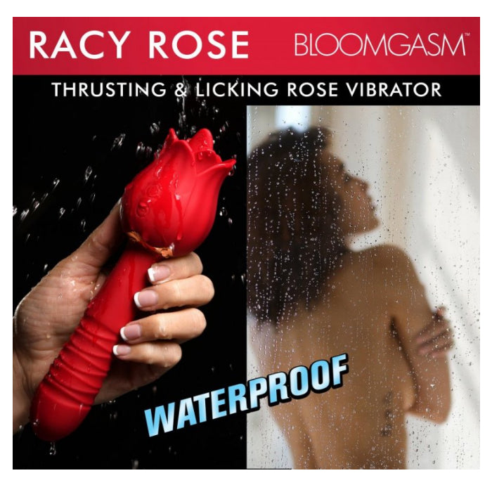 In Bloomgasm Racy Rose Thrusting & Licking Rose Vibe