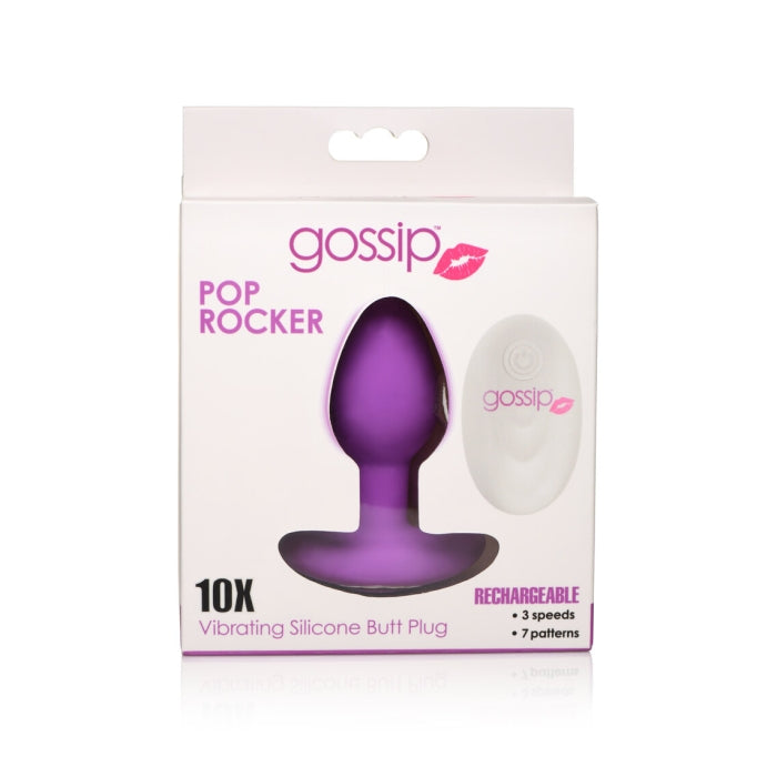 Gossip Pop Rocker 10X Rechargeable Butt Plug