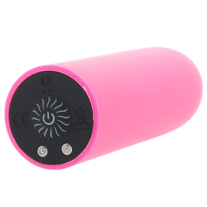 Pink Pussycat Vibrating Silicone Bullet- Pink