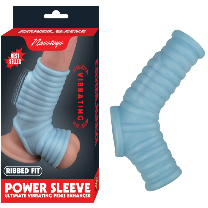 Vibrating Ribbed Sleeve