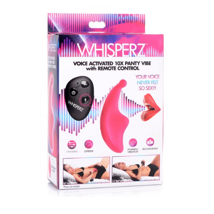 WH Voice Activated 10X Panty Vibe W/Remote Control