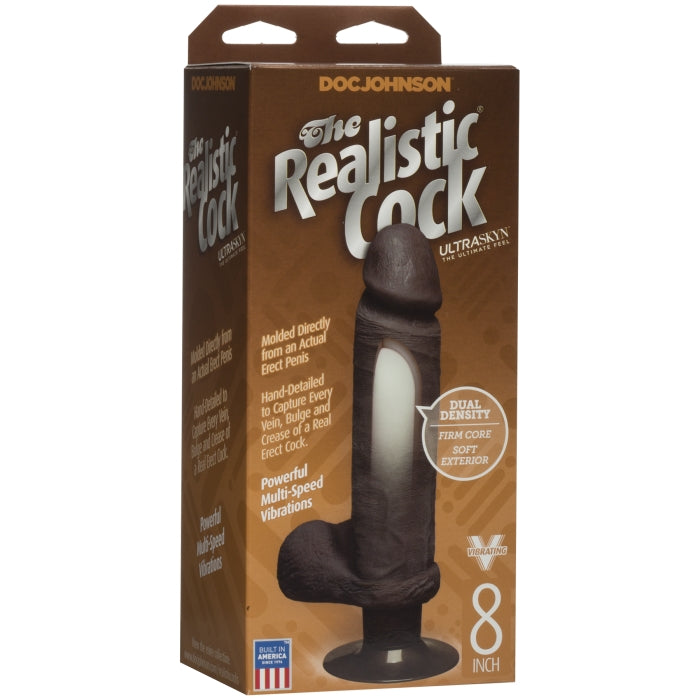 Ultra Realistic Vibrating Cock 8IN