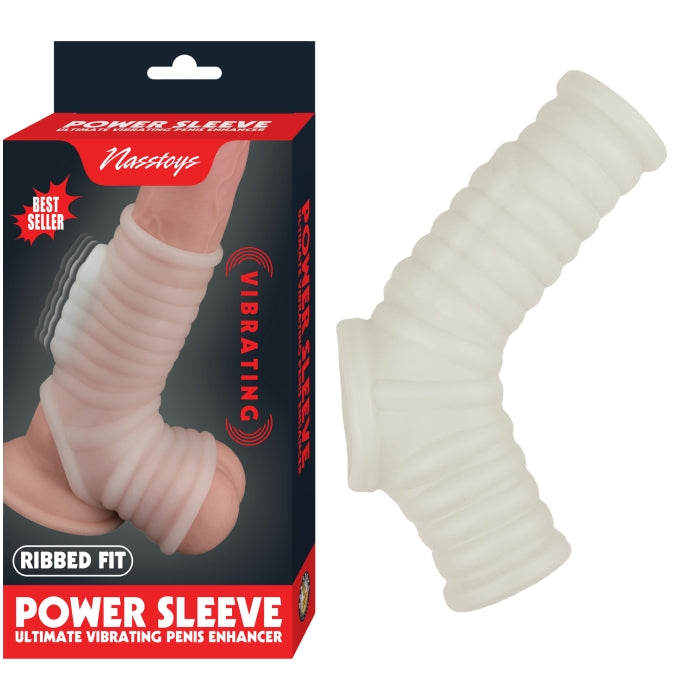 Vibrating Ribbed Sleeve