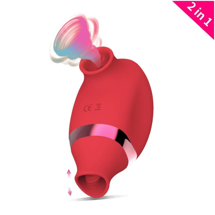 Vibrating Cunnilingus Sucking Massager