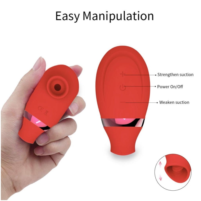 Vibrating Cunnilingus Sucking Massager