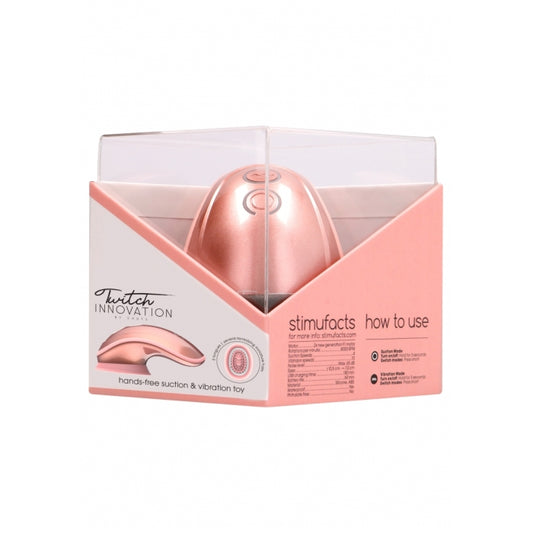 Twitch H&S Free Suction & Vibration Toy - Rose Gold